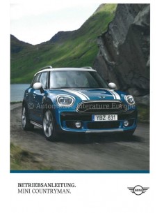 2018 MINI COUNTRYMAN BETRIEBSANLEITUNG DEUTSCH