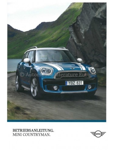 2018 MINI COUNTRYMAN OWNER'S MANUAL GERMAN