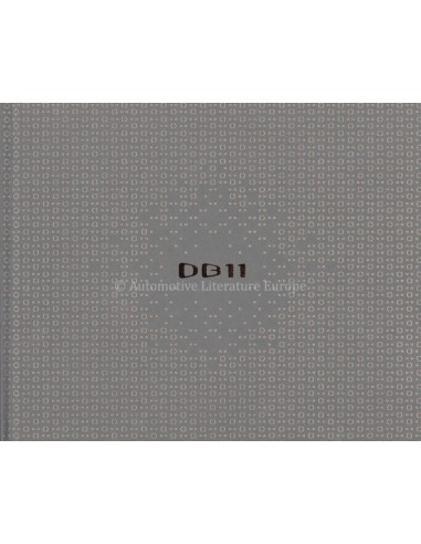 2019 ASTON MARTIN DB11 HARDCOVER BROCHURE ENGELS
