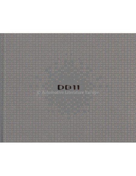 2019 ASTON MARTIN DB11 HARDCOVER BROCHURE ENGELS