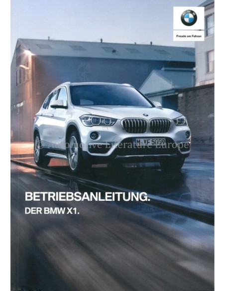 2018 BMW X1 BETRIEBSANLEITUNG DEUTSCH