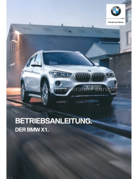 2018 BMW X1 OWNERS MANUAL GERMAN