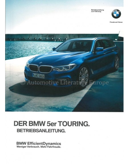 2017 BMW 5 SERIE TOURING INSTRUCTIEBOEKJE DUITS