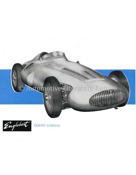 1957 GORDINI T.35 BROCHURE FRENCH