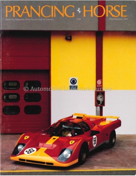 1993 FERRARI PRANCING HORSE MAGAZINE 108