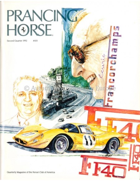 1992 FERRARI PRANCING HORSE MAGAZIN 103