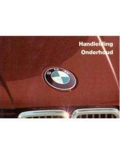1984 BMW 3 SERIE INSTRUCTIEBOEKJE NEDERLANDS