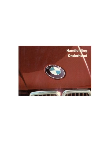 1984 BMW 3 SERIE INSTRUCTIEBOEKJE NEDERLANDS