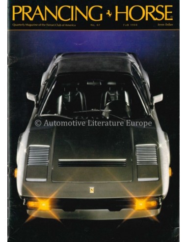 1986 FERRARI PRANCING HORSE MAGAZINE 82