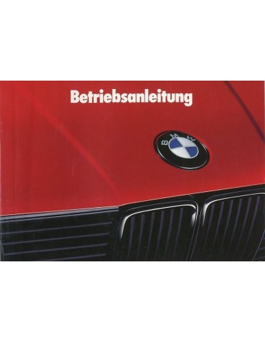 1988 BMW 3 SERIE INSTRUCTIEBOEKJE DUITS