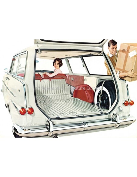 1960 OPEL OLYMPIA CARAVAN BROCHURE DUTCH