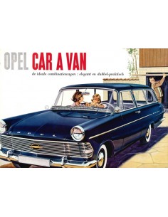 1960 OPEL OLYMPIA CARAVAN BROCHURE DUTCH