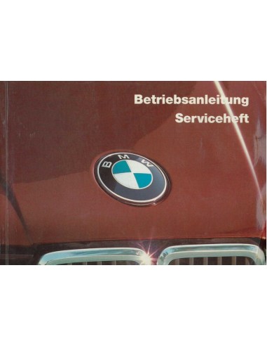 1985 BMW 3 SERIE INSTRUCTIEBOEKJE DUITS