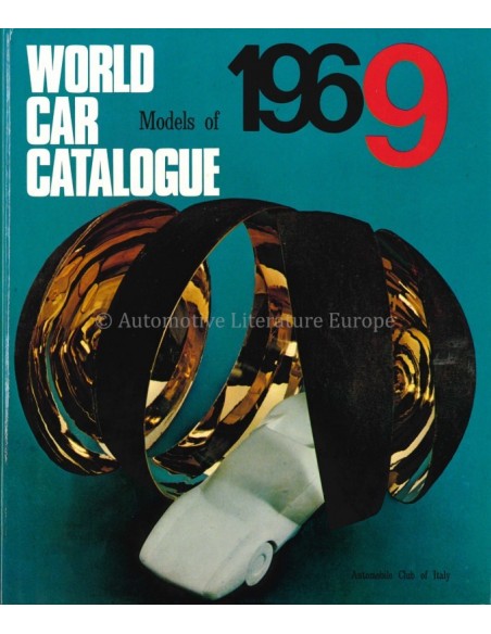 1969 WORLD CAR CATALOGUE - AUTOMOBILE CLUB OF ITALY - BOOK