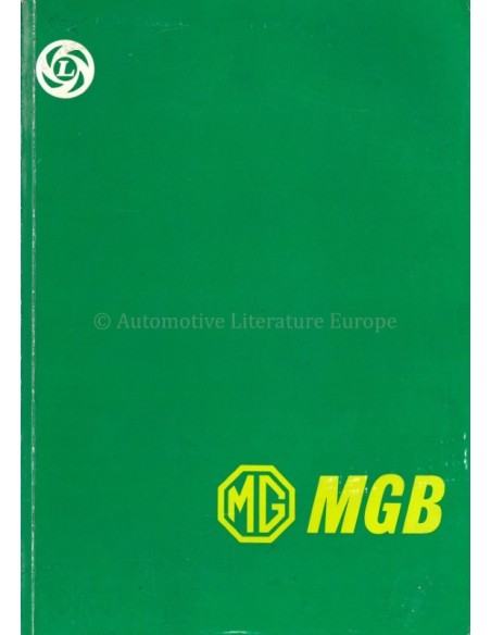 1976 MG MGB WERKSTATTHANDBUCH ENGLISCH