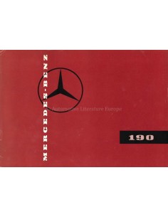 ~1958 MERCEDES BENZ 190 BROCHURE GERMAN