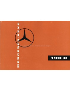 1959 MERCEDES BENZ 190D BROCHURE DUITS