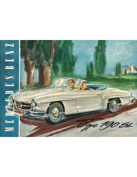 1955 MERCEDES BENZ 190 SL BROCHURE FRENCH