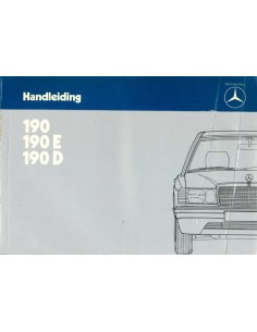 1983 MERCEDES BENZ 190 INSTRUCTIEBOEKJE NEDERLANDS