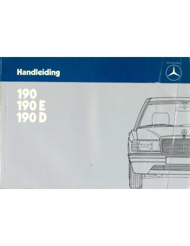 1983 MERCEDES BENZ 190 BETRIEBSANLEITUNG NIEDERLÄNDISCH