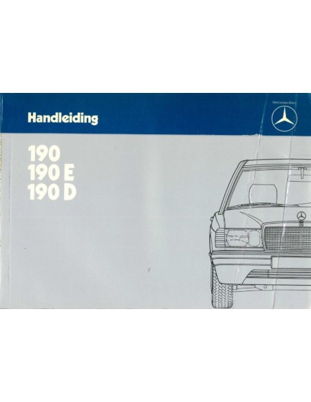 1983 MERCEDES BENZ 190 BETRIEBSANLEITUNG NIEDERLÄNDISCH