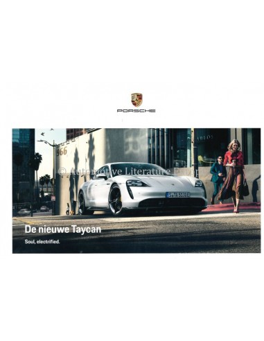 2020 PORSCHE TAYCAN PROSPEKT NIEDERLÄNDISCH