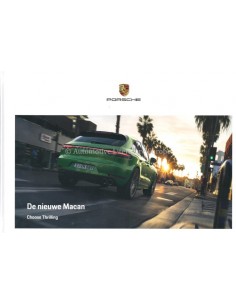 2020 PORSCHE MACAN HARDCOVER BROCHURE NEDERLANDS