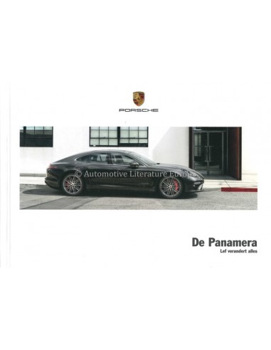 2018 PORSCHE PANAMERA HARDCOVER PROSPEKT NIEDERLÄNDISCH