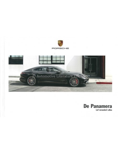 2018 PORSCHE PANAMERA HARDCOVER BROCHURE NEDERLANDS