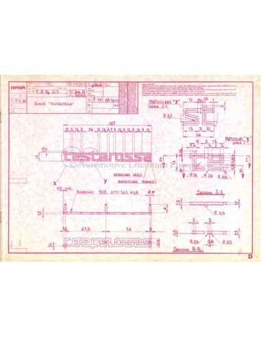 1984 FERRARI TESTAROSSA PRESSEMAPPE DEUTSCH 324/84