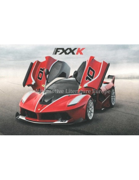 2015 FERRARI FXX K LEAFLET ITALIAANS