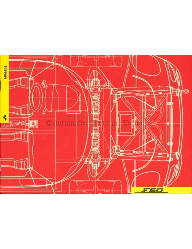 1995 FERRARI F50 PRESSE PROSPEKT 954/95