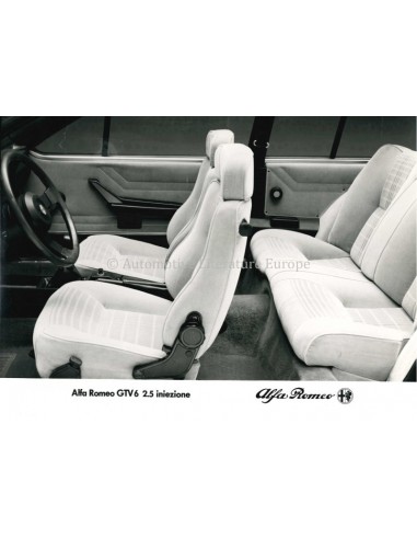 1980 ALFA ROMEO GTV6 2.0 INIEZIONE PERSFOTO