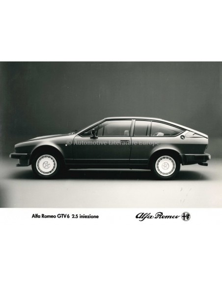 1980 ALFA ROMEO GTV6 2.0 INIEZIONE PRESSE BILD
