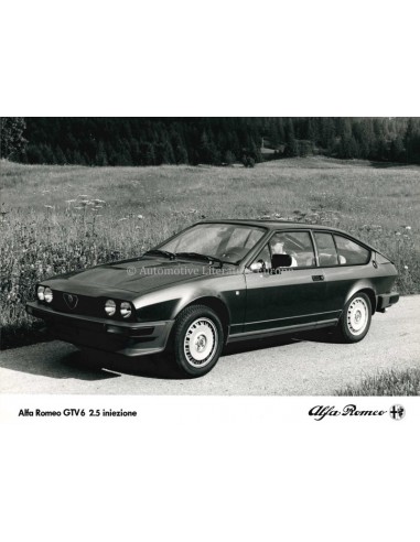 1980 ALFA ROMEO GTV6 2.0 INIEZIONE PRESS PHOTO