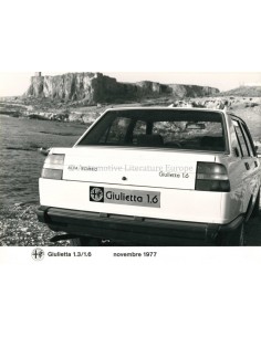 1977 ALFA ROMEO GIULIETTA 1.3/1.6 PRESSE BILD