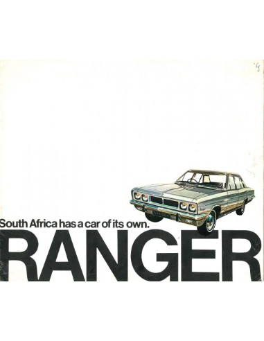 1969 GM RANGER PROGRAMM PROSPEKT ENGLISCH