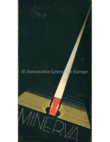 1934 MINERVA M4 12HP BROCHURE NEDERLANDS