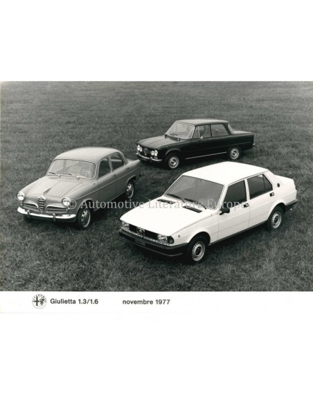1977 ALFA ROMEO GIULIETTA 1.3/1.6 PERSFOTO