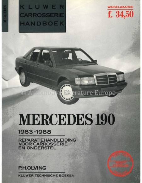 1983 - 1988 MERCEDES BENZ 190 REPAIR MANUAL DUTCH