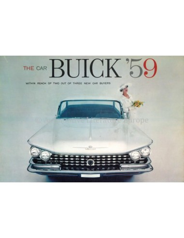 1959 BUICK RANGE BROCHURE ENGLISH