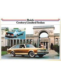 1979 BUICK CENTURY LIMITED SEDAN DATENBLATT NIEDERLÄNDISCH