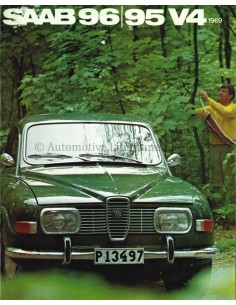 1969 SAAB 95 96 V4 PROSPEKT NIEDERLANDISCH