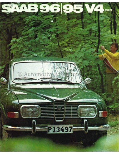 1969 SAAB 95 96 V4 BROCHURE DUTCH