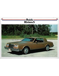 1979 BUICK RIVIERA S LEAFLET DUTCH