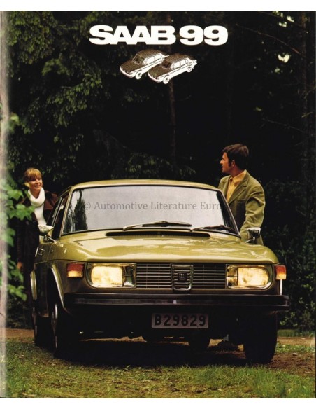 1972 SAAB 99 BROCHURE NEDERLANDS