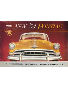 1953 PONTIAC CHIEFTAIN / STAR CHIEF BROCHURE ENGELS