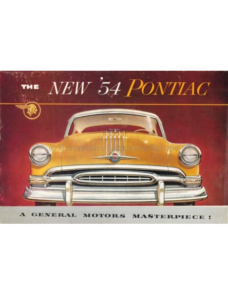 1953 PONTIAC CHIEFTAIN / STAR CHIEF BROCHURE ENGLISH