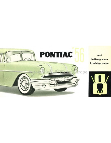 1956 PONTIAC STAR CHIEF / CATALINA BROCHURE NEDERLANDS