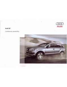 2008 AUDI Q7 INSTRUCTIEBOEKJE LETS